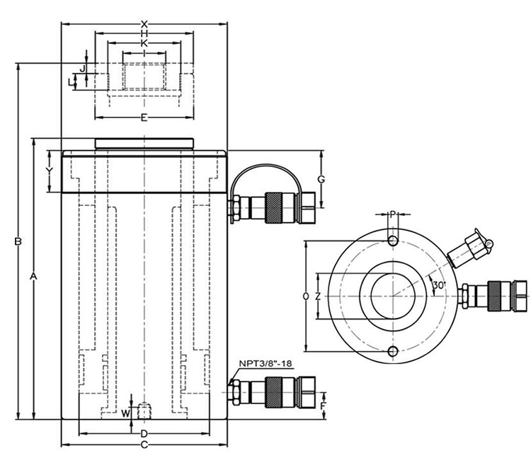 SJZ Series Double-Acting Hollow Cylinders Jack(1) SJZ Hydraulic-cylinder-4.jpg