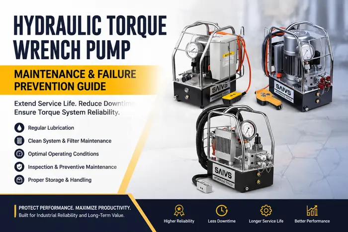 Hydraulic Torque Wrench Pump Maintenance and Failure Prevention Guide